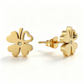18K Gold-Plated Lucky Clover Earrings