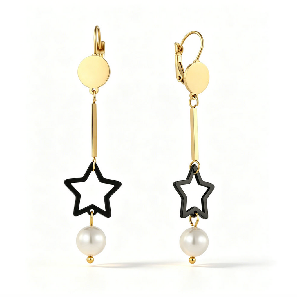 Star Dangle Earrings