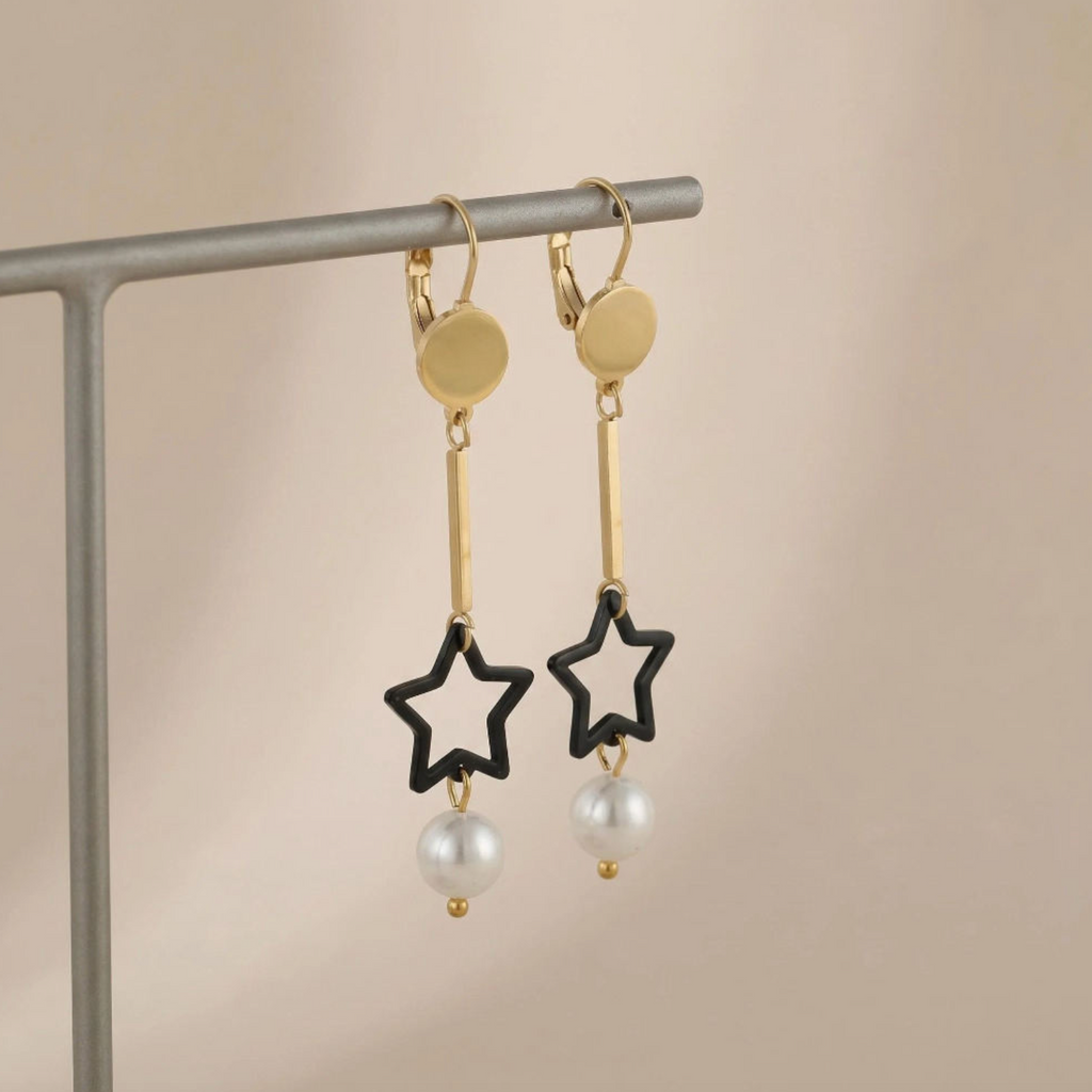 Star Dangle Earrings