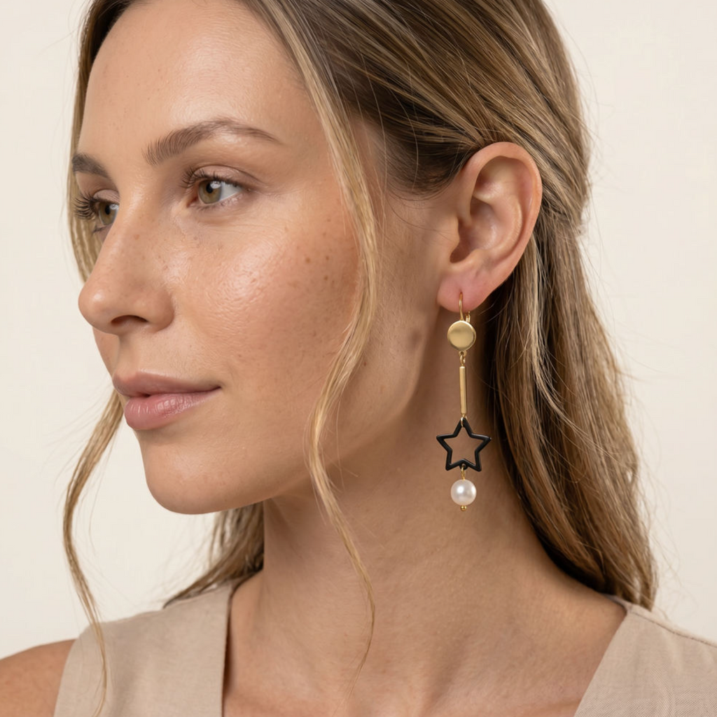 Star Dangle Earrings
